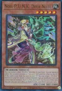 Noh-P.U.N.K. Deer Note - Battles of Legend: Monster Mayhem - YuGiOh card
