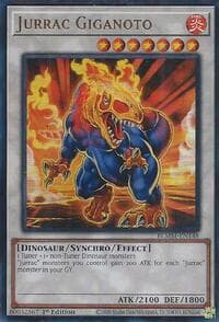 Jurrac Giganoto - Battles of Legend: Monster Mayhem - YuGiOh card