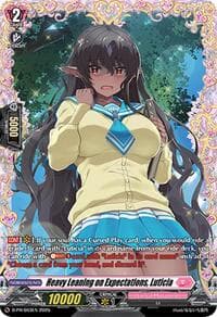 Heavy Leaning on Expectations, Luticia - D Promo Cards - Cardfight Vanguard card