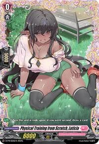 Physical Training from Scratch, Luticia - D Promo Cards - Cardfight Vanguard card