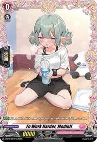 To Work Harder, Mediell - D Promo Cards - Cardfight Vanguard card