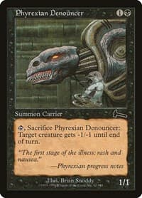 Phyrexian Denouncer - Urza's Legacy - Magic: The Gathering card