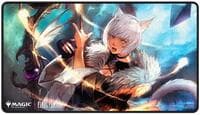 FINAL FANTASY Black Stitched Playmat for Magic: The Gathering - Premium Y'shtola Rhul - Ultra Pro Playmats - Playmats card