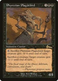 Phyrexian Plaguelord - Urza's Legacy - Magic: The Gathering card