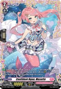 Confident Aqua, Musette - D Promo Cards - Cardfight Vanguard card