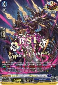 Sword Emperor Dragon of Supremacy, Mordigarrah (Regional Champion) - Bushiroad Event Cards - Cardfight Vanguard card