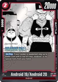 Android 19/Android 20 - Manga Booster 01 - Dragon Ball Super: Fusion World card
