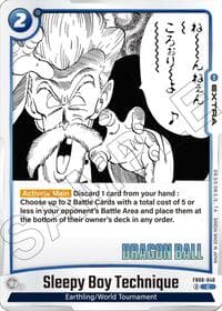 Sleepy Boy Technique - Manga Booster 01 - Dragon Ball Super: Fusion World card