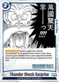 Thunder Shock Surprise - Manga Booster 01 - Dragon Ball Super: Fusion World card