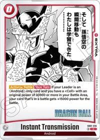Instant Transmission - Manga Booster 01 - Dragon Ball Super: Fusion World card