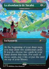 La abundancia de Yucahú - Sylvan Library - Secret Lair Drop Series - Magic: The Gathering card