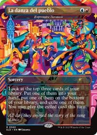 La danza del pueblo - Expressive Iteration - Secret Lair Drop Series - Magic: The Gathering card