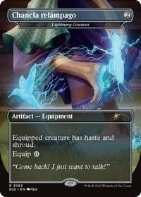 Chancla relámpago - Lightning Greaves - Secret Lair Drop Series - Magic: The Gathering card