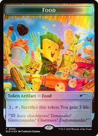 Food Token (2064) (Rainbow Foil) - Secret Lair Drop Series - Magic: The Gathering card