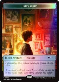 Treasure Token (2065) (Rainbow Foil) - Secret Lair Drop Series - Magic: The Gathering card