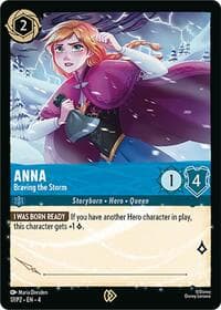 Anna - Braving the Storm - Disney Lorcana Promo Cards - Disney Lorcana card