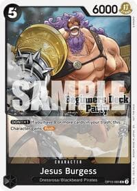 Jesus Burgess (Beginners Deck Party [ST-23] - [ST-28] Participation Pack) - One Piece Promotion Cards - One Piece Card Game card