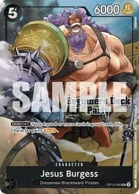 Jesus Burgess (Beginners Deck Party [ST-23] - [ST-28] Winner Pack) - One Piece Promotion Cards - One Piece Card Game card