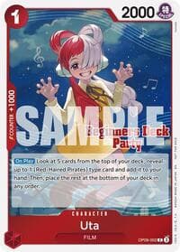 Uta (Beginners Deck Party [ST-23] - [ST-28] Participation Pack) - One Piece Promotion Cards - One Piece Card Game card