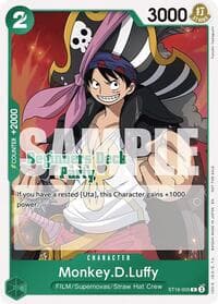 Monkey.D.Luffy (Beginners Deck Party [ST-23] - [ST-28] Participation Pack) - One Piece Promotion Cards - One Piece Card Game card