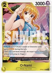 O-Nami (Beginners Deck Party [ST-23] - [ST-28] Participation Pack) - One Piece Promotion Cards - One Piece Card Game card
