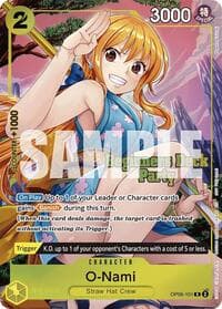O-Nami (Beginners Deck Party [ST-23] - [ST-28] Winner Pack) - One Piece Promotion Cards - One Piece Card Game card