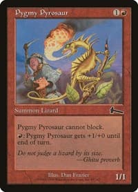 Pygmy Pyrosaur - Urza's Legacy - Magic: The Gathering card