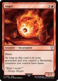 Anger (Surge Foil) - Commander: FINAL FANTASY - Magic: The Gathering card