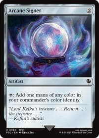 Arcane Signet (0332) (Surge Foil) - Commander: FINAL FANTASY - Magic: The Gathering card