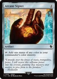 Arcane Signet (0335) (Surge Foil) - Commander: FINAL FANTASY - Magic: The Gathering card