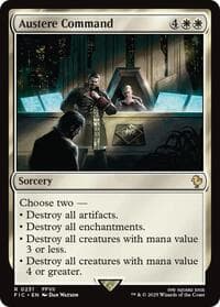 Austere Command (Surge Foil) - Commander: FINAL FANTASY - Magic: The Gathering card