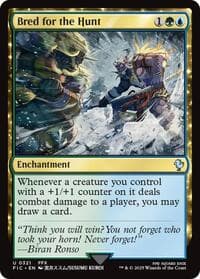 Bred for the Hunt (Surge Foil) - Commander: FINAL FANTASY - Magic: The Gathering card