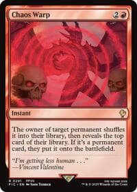 Chaos Warp (Surge Foil) - Commander: FINAL FANTASY - Magic: The Gathering card