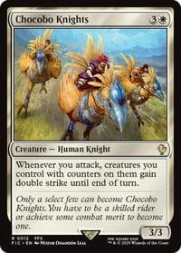 Chocobo Knights (Surge Foil) - Commander: FINAL FANTASY - Magic: The Gathering card