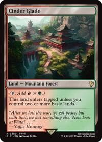 Cinder Glade (Surge Foil) - Commander: FINAL FANTASY - Magic: The Gathering card