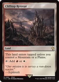 Clifftop Retreat (Surge Foil) - Commander: FINAL FANTASY - Magic: The Gathering card