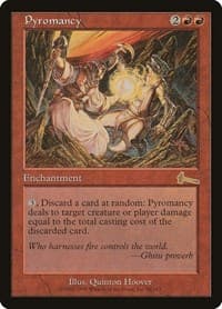 Pyromancy - Urza's Legacy - Magic: The Gathering card
