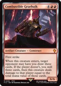 Combustible Gearhulk (Surge Foil) - Commander: FINAL FANTASY - Magic: The Gathering card