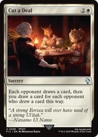 Cut a Deal (Surge Foil) - Commander: FINAL FANTASY - Magic: The Gathering card