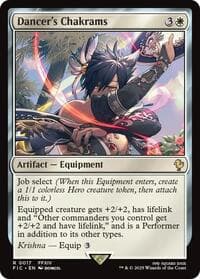 Dancer's Chakrams (Surge Foil) - Commander: FINAL FANTASY - Magic: The Gathering card
