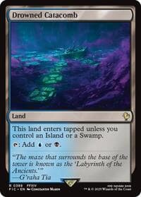 Drowned Catacomb (Surge Foil) - Commander: FINAL FANTASY - Magic: The Gathering card