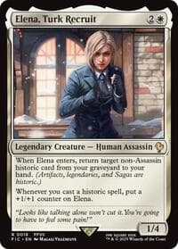 Elena, Turk Recruit (Surge Foil) - Commander: FINAL FANTASY - Magic: The Gathering card