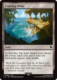 Evolving Wilds (Surge Foil) - Commander: FINAL FANTASY - Magic: The Gathering card