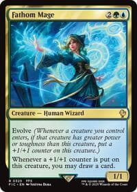 Fathom Mage (Surge Foil) - Commander: FINAL FANTASY - Magic: The Gathering card