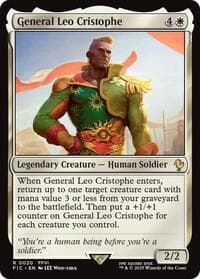 General Leo Cristophe (Surge Foil) - Commander: FINAL FANTASY - Magic: The Gathering card