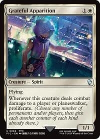 Grateful Apparition (Surge Foil) - Commander: FINAL FANTASY - Magic: The Gathering card