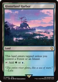 Hinterland Harbor (Surge Foil) - Commander: FINAL FANTASY - Magic: The Gathering card
