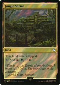 Jungle Shrine (Surge Foil) - Commander: FINAL FANTASY - Magic: The Gathering card
