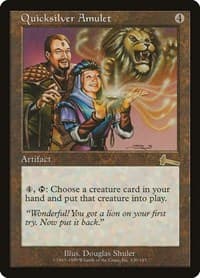 Quicksilver Amulet - Urza's Legacy - Magic: The Gathering card