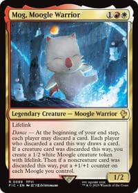 Mog, Moogle Warrior (Surge Foil) - Commander: FINAL FANTASY - Magic: The Gathering card
